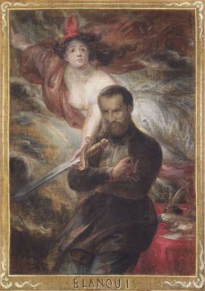 Portrait of Louis-Auguste Blanqui by Antoine Wiertz